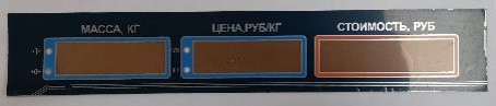 Пленочная панель задняя (322AC) LED в Рязани