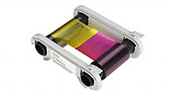 Полноцветная лента (YMCFKO) с УФ панель на 200 оттисков с чистящим роликом в Рязани