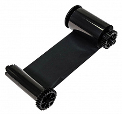 Черная смолянисто-восковая (Resin+Wax) лента (К) на 1200 оттисков с чистящим роликом в Рязани